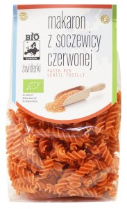 MAKARON (Z SOCZEWICY CZERWONEJ) ŚWIDERKI BIO 250 g - BIO EUROPA