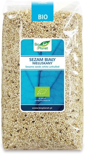 16021SEZAM BIAŁY NIEŁUSKANY BIO 1 kg - BIO PLANET-1