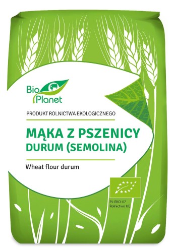 16026MĄKA Z PSZENICY DURUM (SEMOLINA) BIO 1 kg - BIO PLANET-1