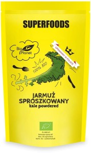 JARMUŻ SPROSZKOWANY BIO 125 g wzmacnia układ odpornościowy