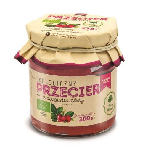 16077PRZECIER Z OWOCÓW RÓŻY BIO 200 g - DARY NATURY-1