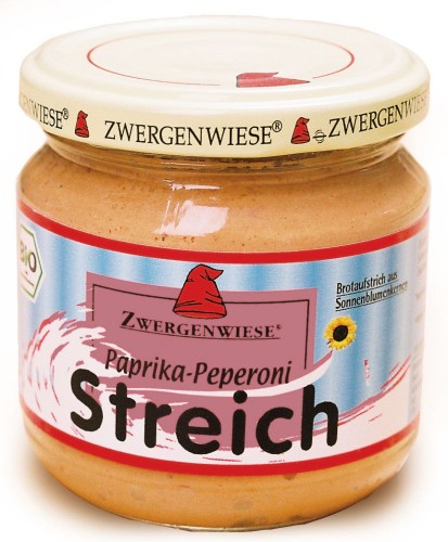 16091PASTA SŁONECZNIKOWA Z PAPRYKĄ PEPPERONI BEZGLUTENOWA  BIO 180 g - ZWERGENWIESE-1