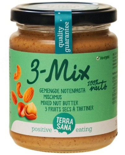 16304KREM ORZECHOWY MIX (3 ORZECHY) BIO 250 g - TERRASANA-1