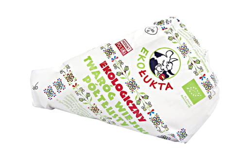 16441TWARÓG WIEJSKI KLINEK PÓŁTŁUSTY BIO (około 0,30 kg) - EKO ŁUKTA-1