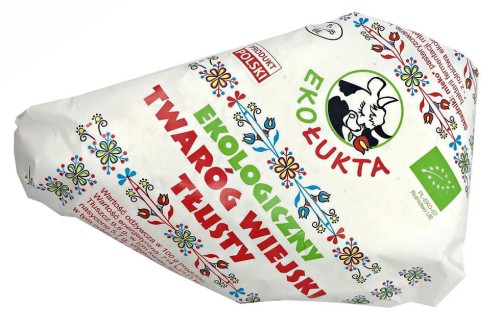 16442TWARÓG WIEJSKI KLINEK TŁUSTY BIO (około 0,30 kg) - EKO ŁUKTA-1