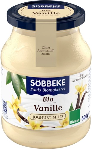 16459JOGURT WANILIOWY (3,8 % TŁUSZCZU W MLEKU) BIO 500 g (SŁOIK) - SOBBEKE-1