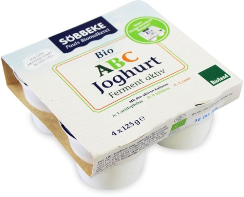 16460JOGURT PROBIOTYCZNY ABC (3,8 % TŁUSZCZU W MLEKU) BIO 4 x125 g - SOBBEKE-1