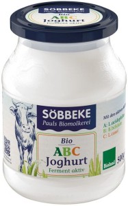 JOGURT PROBIOTYCZNY ABC (3,8 % TŁUSZCZU W MLEKU) BIO 500 g (SŁOIK) - SOBBEKE