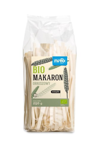 16540MAKARON (ORKISZOWY) WSTĄŻKI BIO 250 g - NIRO-1