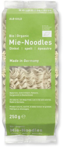 16800MAKARON (ORKISZOWY) NOODLE BIO 250 g - ALB-GOLD-1