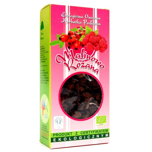 16851HERBATKA MALINOWO - RÓŻANA BIO 100 g - DARY NATURY-1