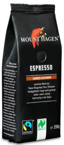 16936KAWA ZIARNISTA ARABICA 100% ESPRESSO FAIR TRADE BIO 250 g - MOUNT HAGEN-1