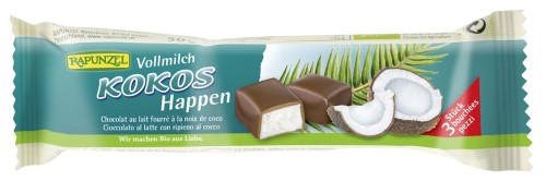 17016BATON MLECZNY Z NADZIENIEM KOKOSOWYM BIO 50 g - RAPUNZEL-1