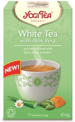17019HERBATA BIAŁA Z ALOESEM (WHITE TEA WITH ALOE VERA) BIO (17 x 1,8 g) 30,6 g - YOGI TEA-1