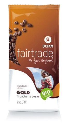 17022KAWA ZIARNISTA ARABICA 100% YIRGACHEFFE ETIOPIA FAIR TRADE BIO 250 g - OXFAM-1