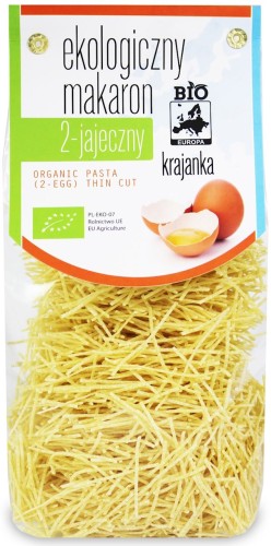 17083MAKARON (2-JAJECZNY) KRAJANKA BIO 250 g - BIO EUROPA-1