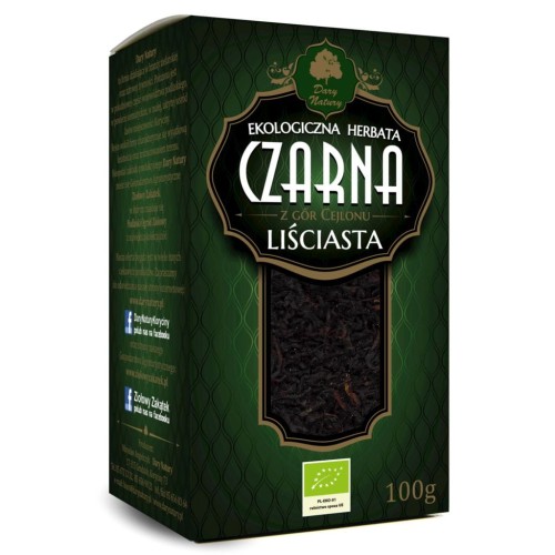 17086HERBATA CZARNA LIŚCIASTA BIO 100 g - DARY NATURY-1