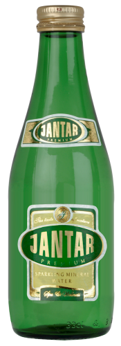 17149WODA ŹRÓDLANA ŚREDNIOZMINERALIZOWANA GAZOWANA SZKŁO 330 ml - JANTAR-1