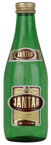 17150WODA ŹRÓDLANA ŚREDNIOZMINERALIZOWANA NIEGAZOWANA SZKŁO 330 ml - JANTAR-1