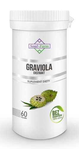 17161GRAVIOLA EKSTRAKT 60 KAPSUŁEK (550 mg) - SOUL FARM-1