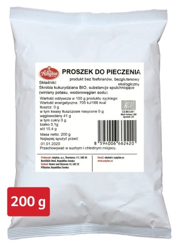 17179PROSZEK DO PIECZENIA BEZGLUTENOWY BIO 200 g - AMYLON-1