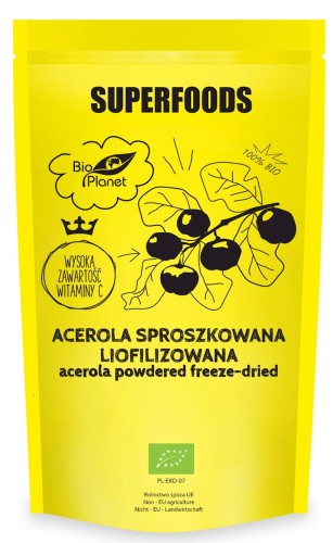 17202ACEROLA SPROSZKOWANA LIOFILIZOWANA BIO 100 g -  BIO PLANET-1