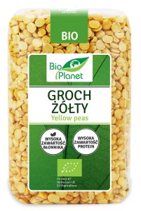 GROCH ŻÓŁTY BIO 500 g syci bardziej niż mięso i pomaga przy odchudzaniu