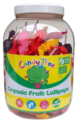 17297LIZAKI OKRĄGŁE MIX BEZGLUTENOWE BIO 84 x 10 g (SŁOIK) - CANDY TREE-1