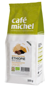 KAWA ZIARNISTA ARABICA 100% SIDAMO ETIOPIA FAIR TRADE BIO 500 g - CAFE MICHEL