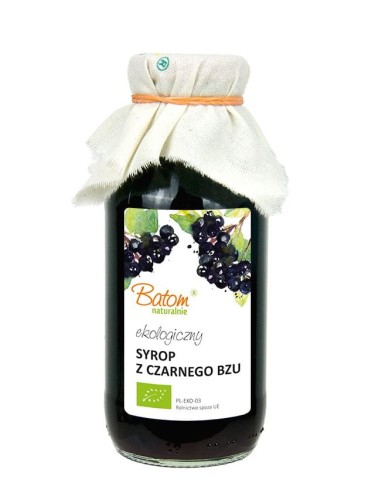 17395SYROP Z CZARNEGO BZU BIO 330 ml - BATOM-1