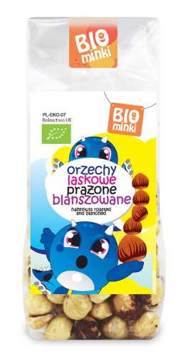 17401ORZECHY LASKOWE PRAŻONE BLANSZOWANE BIO 100 g - BIOMINKI-1