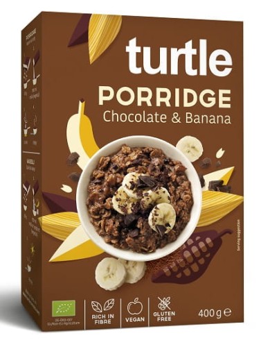 17506OWSIANKA CZEKOLADOWO - BANANOWA BEZGLUTENOWA BIO 400 g - TURTLE-1