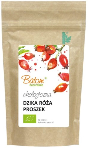 17525DZIKA RÓŻA PROSZEK BIO 100 g - BATOM-1