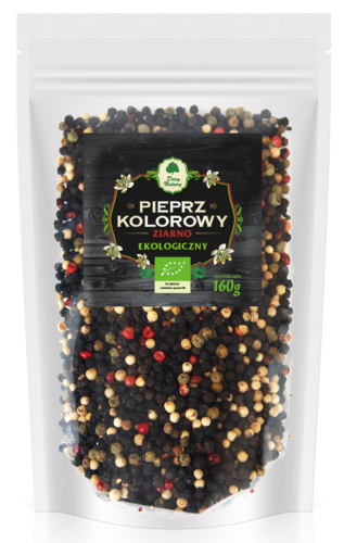 17561PIEPRZ KOLOROWY ZIARNO (UZUPEŁNIENIE) BIO 160 g - DARY NATURY-1