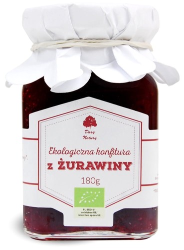 17587KONFITURA Z ŻURAWINY BIO 180 g - DARY NATURY-1
