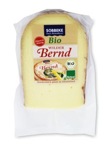 SER ŻÓŁTY DOJRZEWAJĄCY WILDER BERND (50 % TŁUSZCZU W SUCHEJ MASIE) BIO 150 g  - SOBBEKE