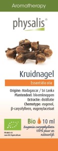 OLEJEK ETERYCZNY GOŹDZIKOWIEC KORZENNY (KRUIDNAGEL) BIO 10 ml - PHYSALIS