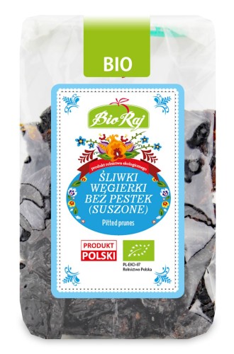 18009ŚLIWKI WĘGIERKI BEZ PESTEK (SUSZONE) BIO 200 g - BIO RAJ-1