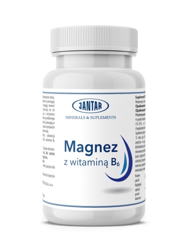 18049MAGNEZ Z WITAMINĄ B6 90 KAPSUŁEK - JANTAR-1