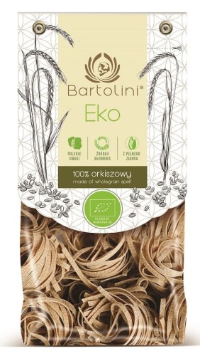18065MAKARON (ORKISZOWY) GNIAZDA BIO 250 g - BARTOLINI-1