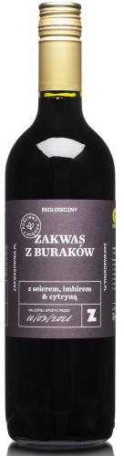 18145ZAKWAS Z BURAKÓW Z SELEREM, IMBIREM I CYTRYNĄ BEZGLUTENOWY BIO 700 ml - ZAKWASOWNIA-1