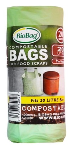 18229WORKI NA ODPADY BIO I ZMIESZANE 20 L 20 szt (KOMPOSTOWALNE I BIODEGRADOWALNE) - BIOBAG-1
