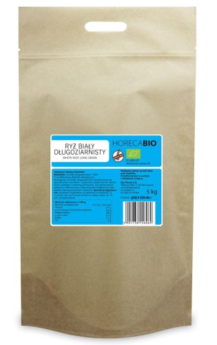 18281RYŻ BIAŁY DŁUGOZIARNISTY BEZGLUTENOWY BIO 5 kg - HORECA-1