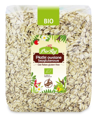 18294PŁATKI OWSIANE BEZGLUTENOWE BIO 1 kg - BIO RAJ-1