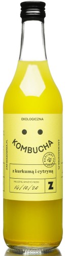 18410KOMBUCHA Z KURKUMĄ I CYTRYNĄ BEZGLUTENOWA BIO 500 ml - ZAKWASOWNIA-1