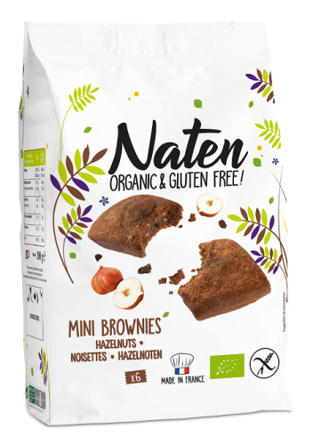 18425CIASTKA BROWNIES Z CZEKOLADĄ I ORZECHAMI LASKOWYMI BEZGLUTENOWE BIO 170 g - NATEN-1