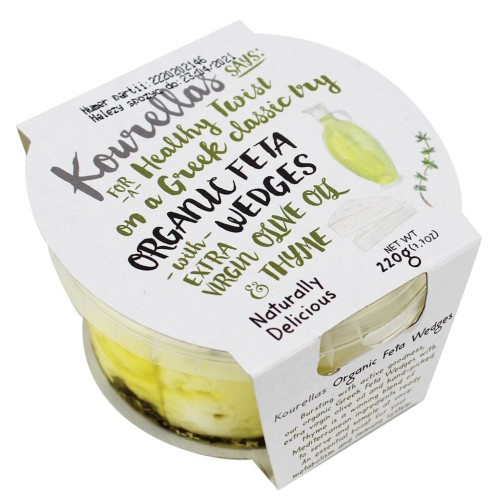 18543SER FETA Z TYMIANKIEM W OLIWIE Z OLIWEK BIO 220 g - KOURELLAS-1