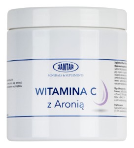 WITAMINA C Z ARONIĄ W PROSZKU 500 g nie zalecana dla osób chorych na kamicę nerkową