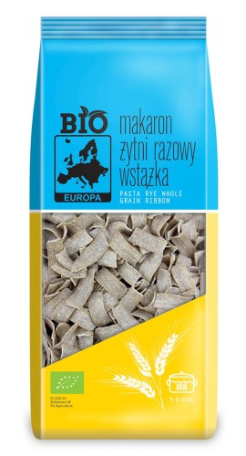 18783MAKARON (ŻYTNI RAZOWY) WSTĄŻKA BIO 400 g - BIO EUROPA-1