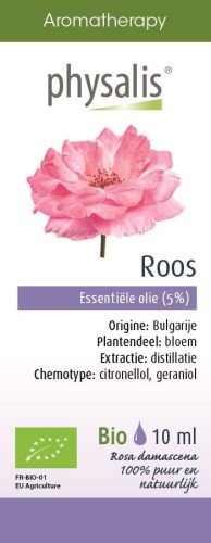 18806OLEJEK ETERYCZNY RÓŻA DAMASCEŃSKA (ROOS) BIO 10 ml - PHYSALIS-1